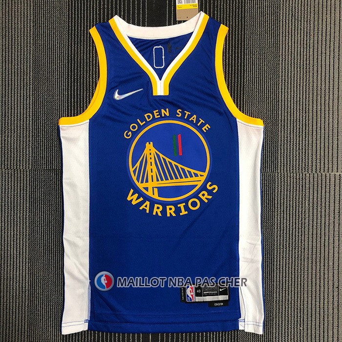 Maillot Golden State Warriors Klay Thompson NO 11 Icon Royal Special Mexique Edition Bleu